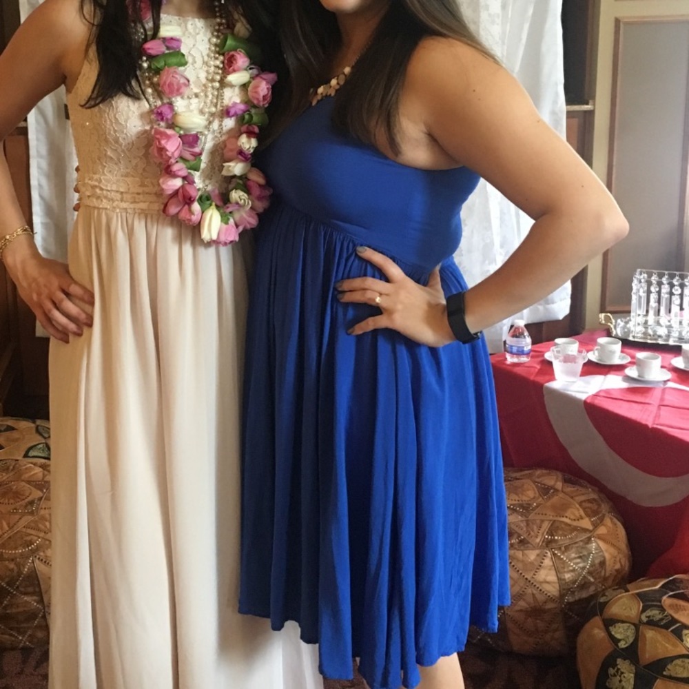 Blue Midi dress